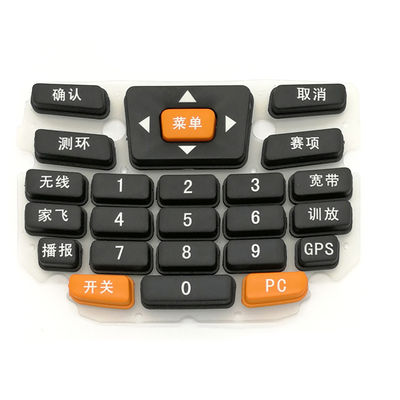 China Precision Interphone Button Custom Silicone Keypad Silicone Molding